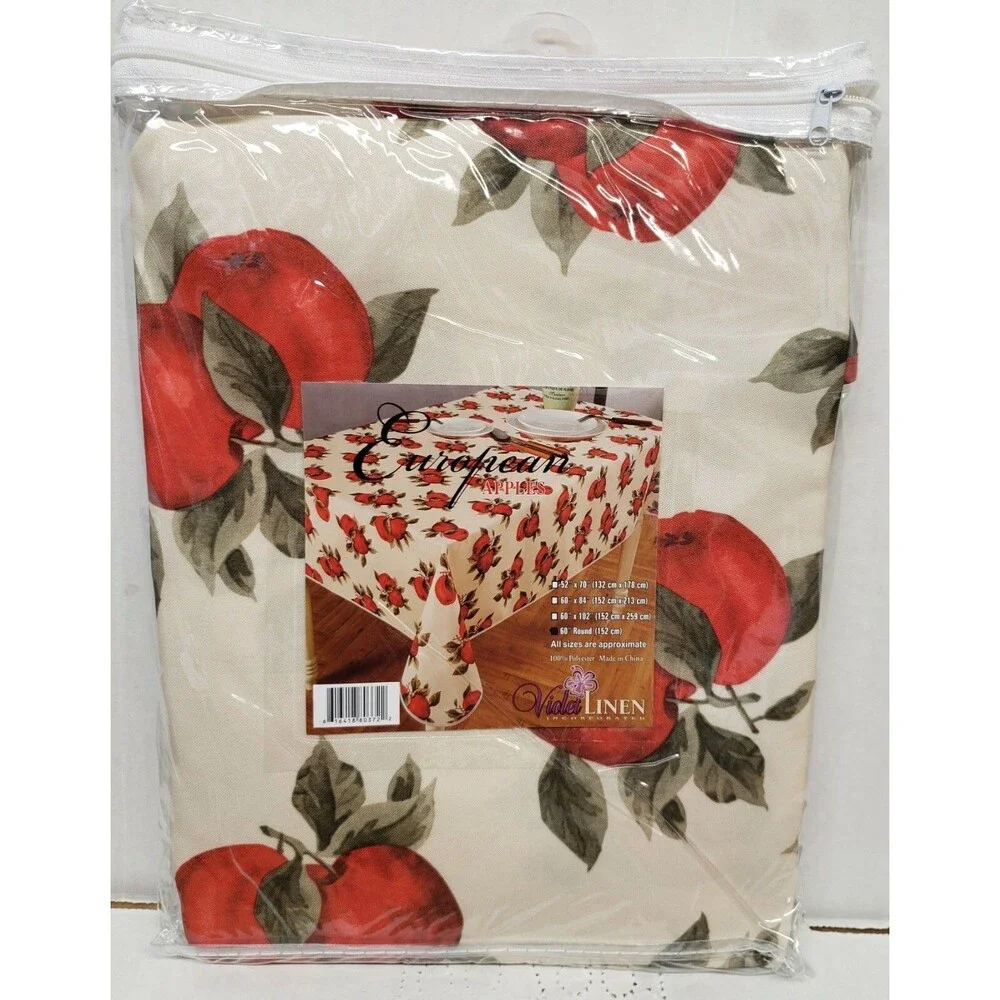 1 Printed Fabric Tablecloth, 60